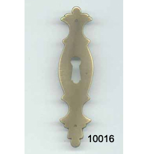 Solid Cast Brass Key Plate – SKU 10016