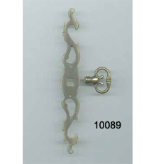 Brass Back Plate with Key Pull (SKU 10089)