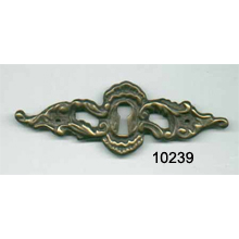 Brass Key Plate – Decorative Brass Keyhole Escutcheon