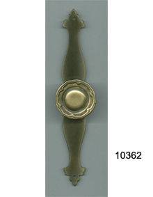 Brass Back Plate with Knob (SKU 10362)