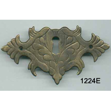 Antique Brass Escutcheon – SKU 1224E