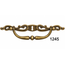 5 1/2 Inch Bail Pull with Back Plate – SKU 1245