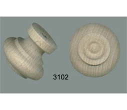 Wood Knob (SKU 3102)