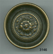 Brass Plated Knob (SKU 3146)