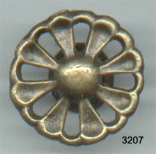 Brass Knob – Mid-Century Modern (SKU 3207)