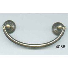 Brass Bail with Stamped Round Back Plates (SKU 4086)