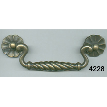 5 Inch Antique Brass Bail Pull – SKU 4228