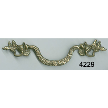 4 1/2 Inch Bail Pull in Antique Brass – SKU 4229