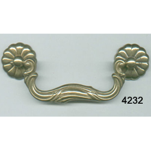 Solid Brass Bail Pull – 3 1/2″ Bore – SKU 4232