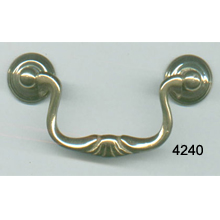Solid Cast Brass Bail Pull – 2 1/2″ Bore – SKU 4240