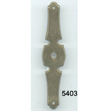 Small Brass Back Plate – Antique Brass – SKU 5403