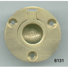 Solid Brass Campaign Finger Pull – 1½ Inch | SKU 6131