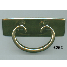 Bail with Back Plate – Antique Brass Finish – SKU 6253