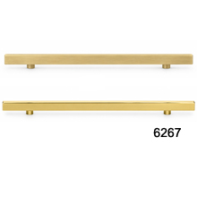 Modern Brass Plated Pull – Two Bore Sizes – SKU 6267