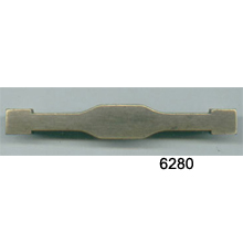 Antique Brass Pull Handle – 3 1/2″ Bore – SKU 6280