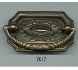 Hepplewhite Pull – Sheridan Pull – Back Plate with Bail (SKU 7017)