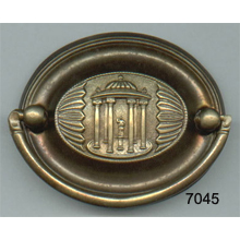 Hepplewhite Pull – Sheridan Pull – Oval Back Plate with Bail (SKU 7045)