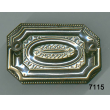 Hepplewhite and Sheridan Oval Back Plate with Bail – SKU 7115