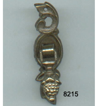 Pendant Pull – Solid Cast Brass, 2 1/4″ – SKU 8215