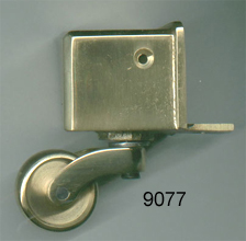 Brass Toe Cap with Caster (SKU 9077)