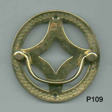 Asian Round Brass Pull – SKU P109
