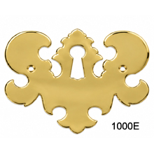 Antique Brass Furniture Escutcheon – SKU 1000E