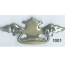 Antique Brass Back Plate with Bail – SKU 1001