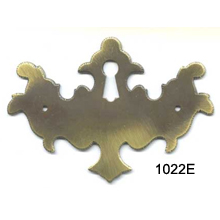 Brass Escutcheon Matching Plate 1022E