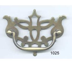 Brass Back Plate with Bail (SKU 1025)