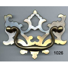 Brass Back Plate with Bail – SKU 1026