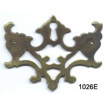 Antique Brass Furniture Escutcheon – SKU 1026E