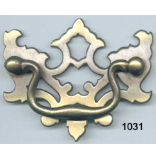 Cast Brass Back Plate with Bail – SKU 1031