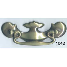 Back Plate with Bail – Antique Brass | SKU 1042