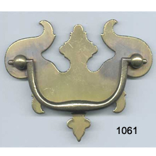 Brass Back Plate with Bail – SKU 1061