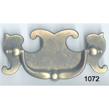 Antique Brass Back Plate with Bail – SKU 1072