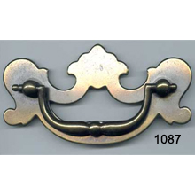 Antique Brass Back Plate with Bail – SKU 1087