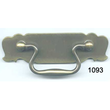 Brass Back Plate with Bail – SKU 1093