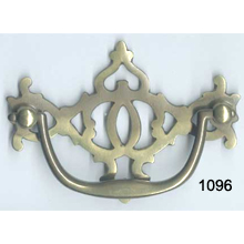 Solid Brass Back Plate with Bail – SKU 1096