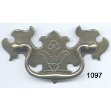 Brass Back Plate with Bail – SKU 1097
