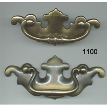 Antique Brass Back Plate with Bail (SKU 1100)
