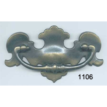 Brass Back Plate with Bail (SKU 1106)
