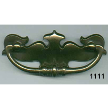 Antique Brass Back Plate with Bail – SKU 1111