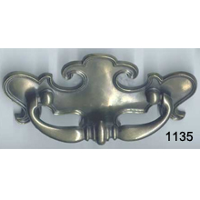 Back Plate with Bail in Antique Brass or Pewter – SKU 1135