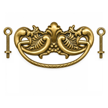 Brass Back Plate with Bail – SKU 1139