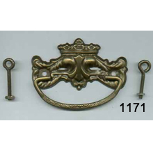Brass Back Plate with Bail  | SKU 1171
