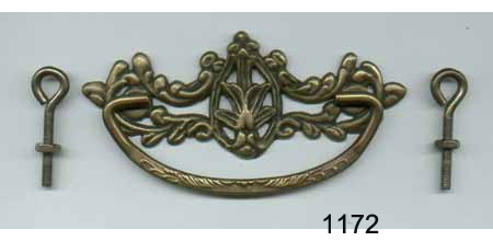 Brass Back Plate with Bail (SKU 1172)