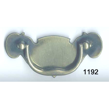 Back Plate with Bail – Antique Brass (SKU 1192)