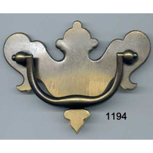 Back Plate with Bail – Antique Brass – SKU 1194