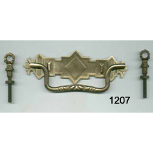 Brass Back Plate with Bail | SKU 1207