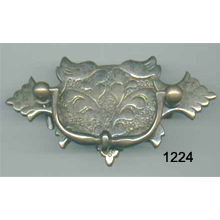 Brass Back Plate with Bail – Antique Brass | SKU 1224